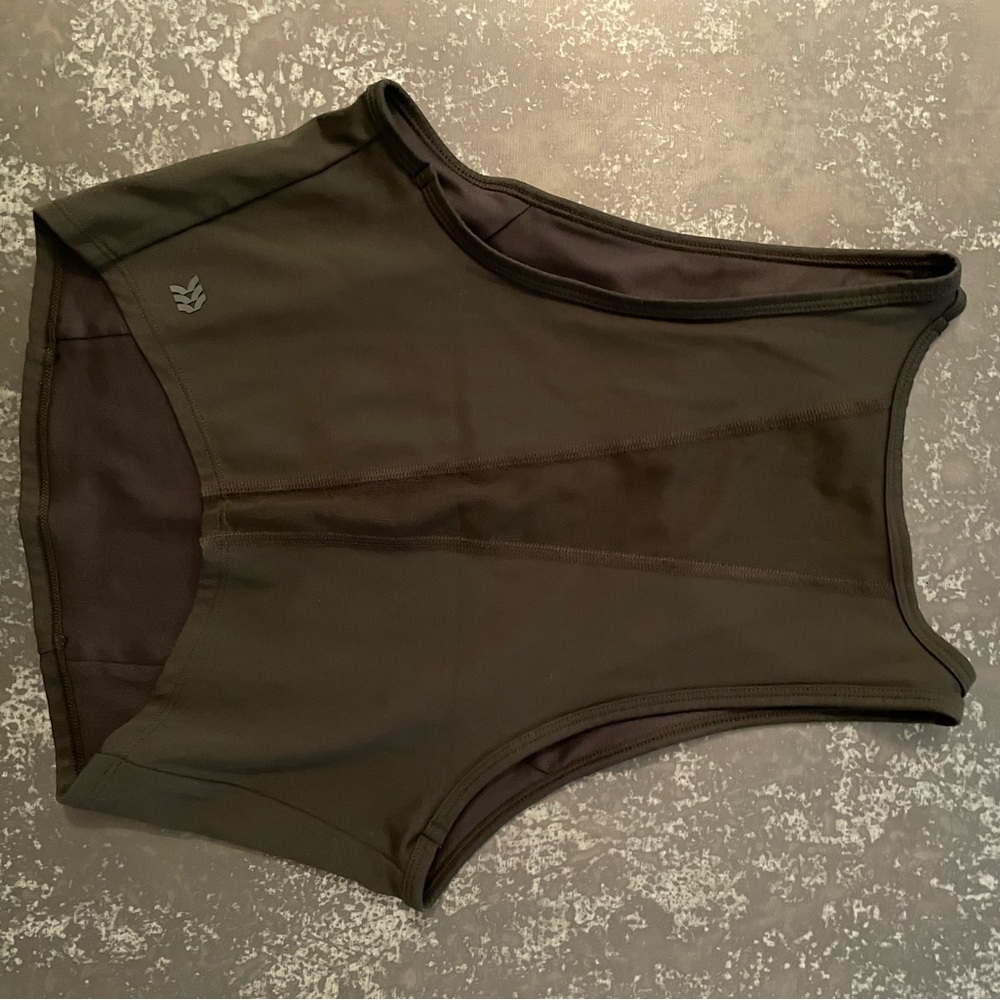 All in motion cropped high neck tank